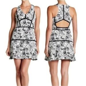 Parker Yonkers Combo fit and flare Dress